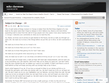 Tablet Screenshot of mikeclarensau.com